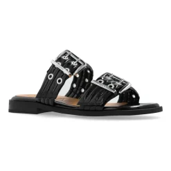 DAMES Ganni Slippers^Slippers met Bandjes