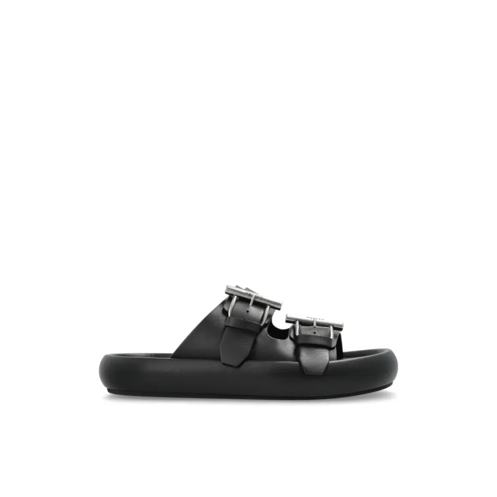 Heren Alexander McQueen Slippers^Slippers met logo