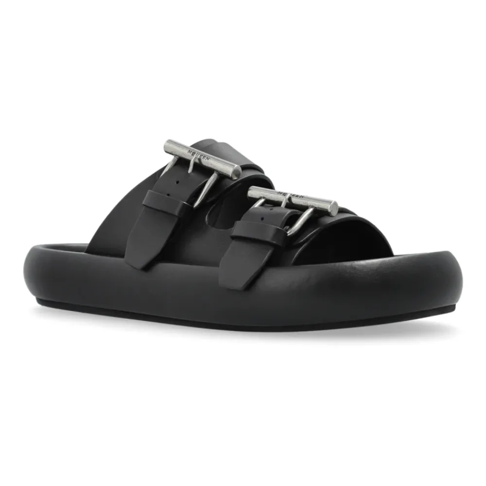 Heren Alexander McQueen Slippers^Slippers met logo