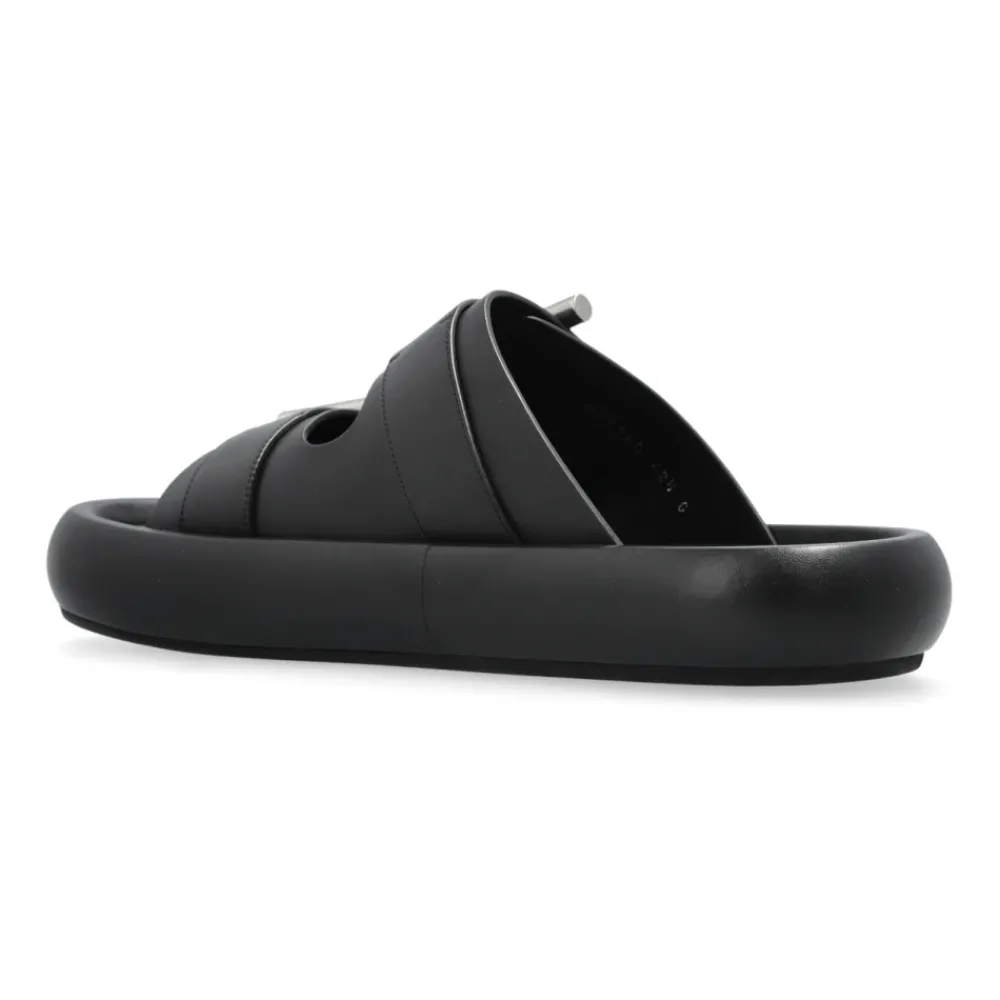 Heren Alexander McQueen Slippers^Slippers met logo