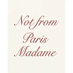 Heren Drole de Monsieur Slogan Print Lange Mouw Interlock T-shirt