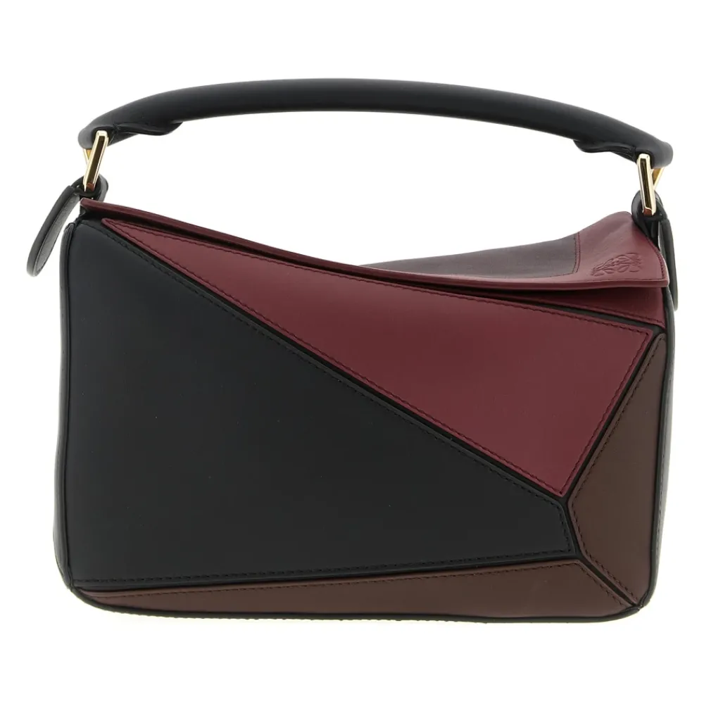 DAMES Loewe Small Puzzle tas in nappa kalfsleer
