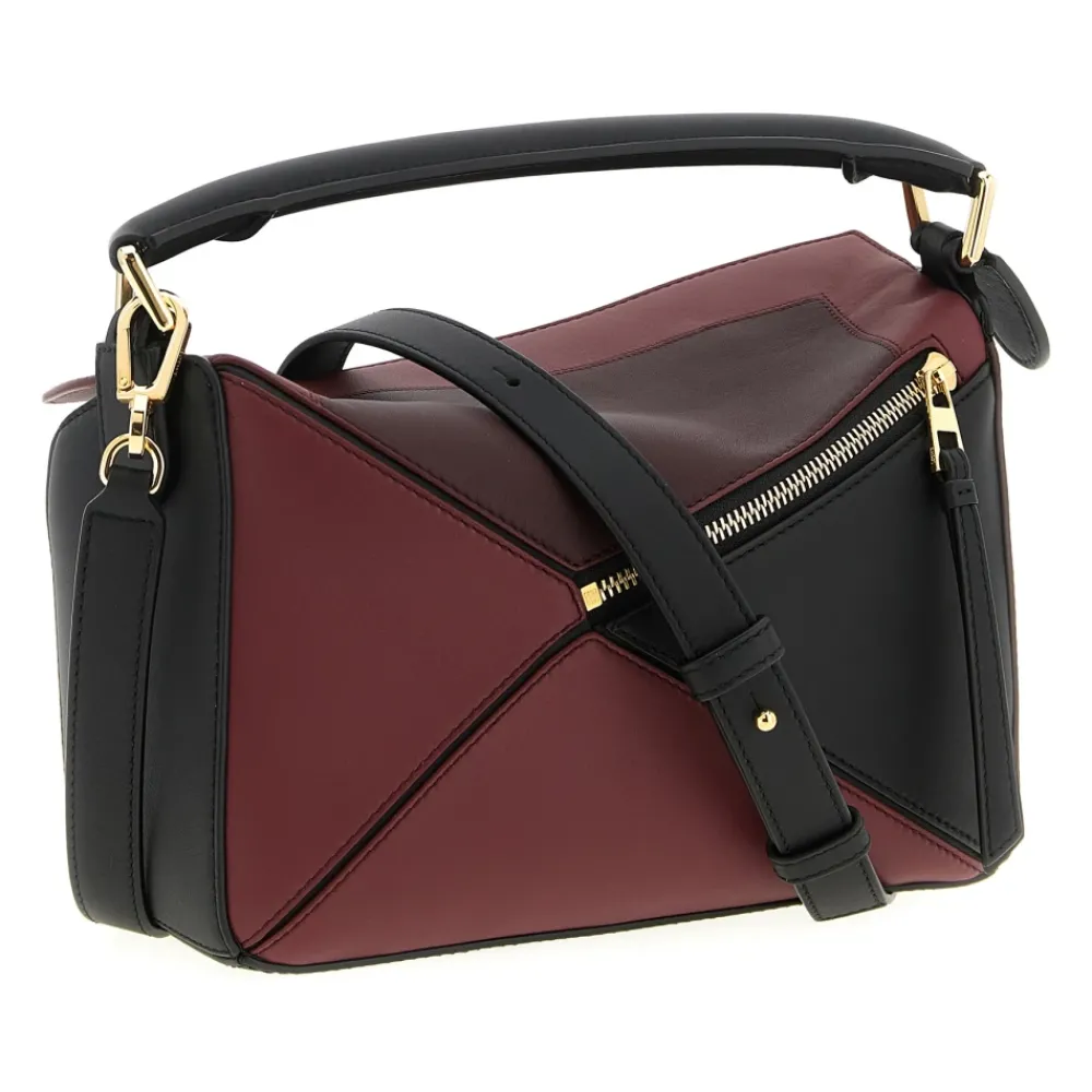 DAMES Loewe Small Puzzle tas in nappa kalfsleer