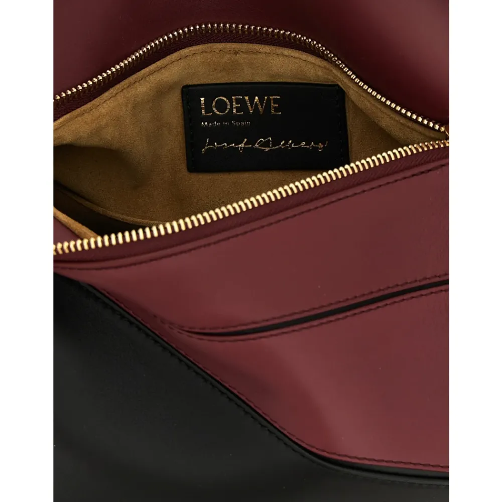 DAMES Loewe Small Puzzle tas in nappa kalfsleer