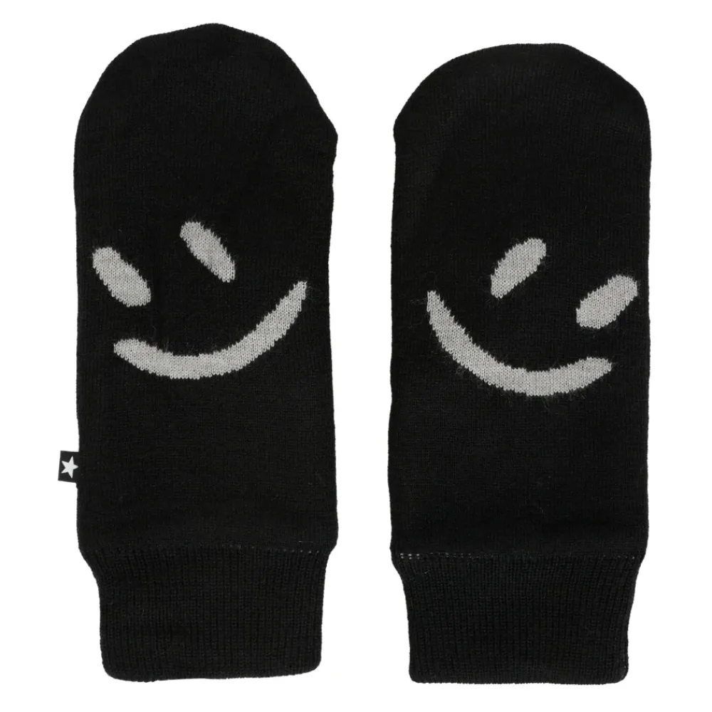 Molo Handschoenen^Smiley Face Wollen Handschoenen