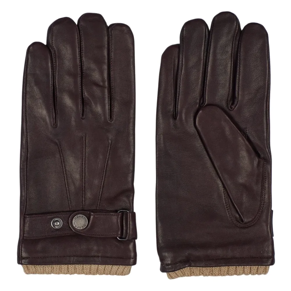 Heren Howard London Handschoenen^Smith Leren Handschoenen