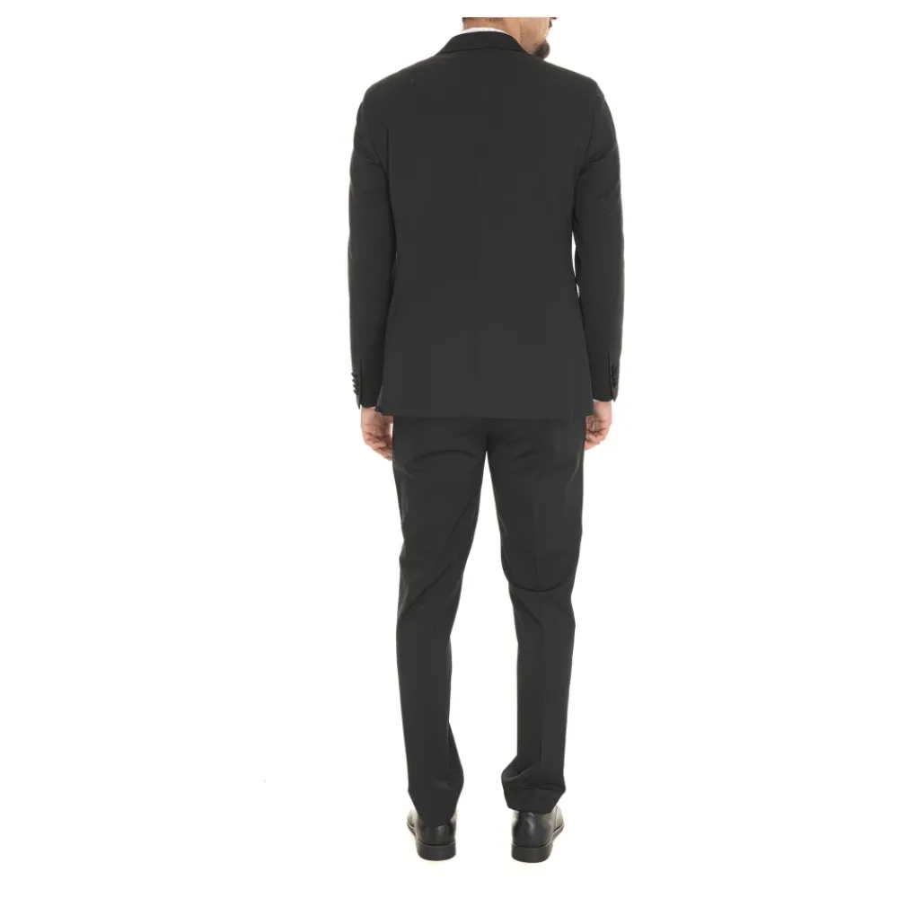 Heren Michael Kors Kostuums^Smoking met Shawl Kraag en Klassieke Broek