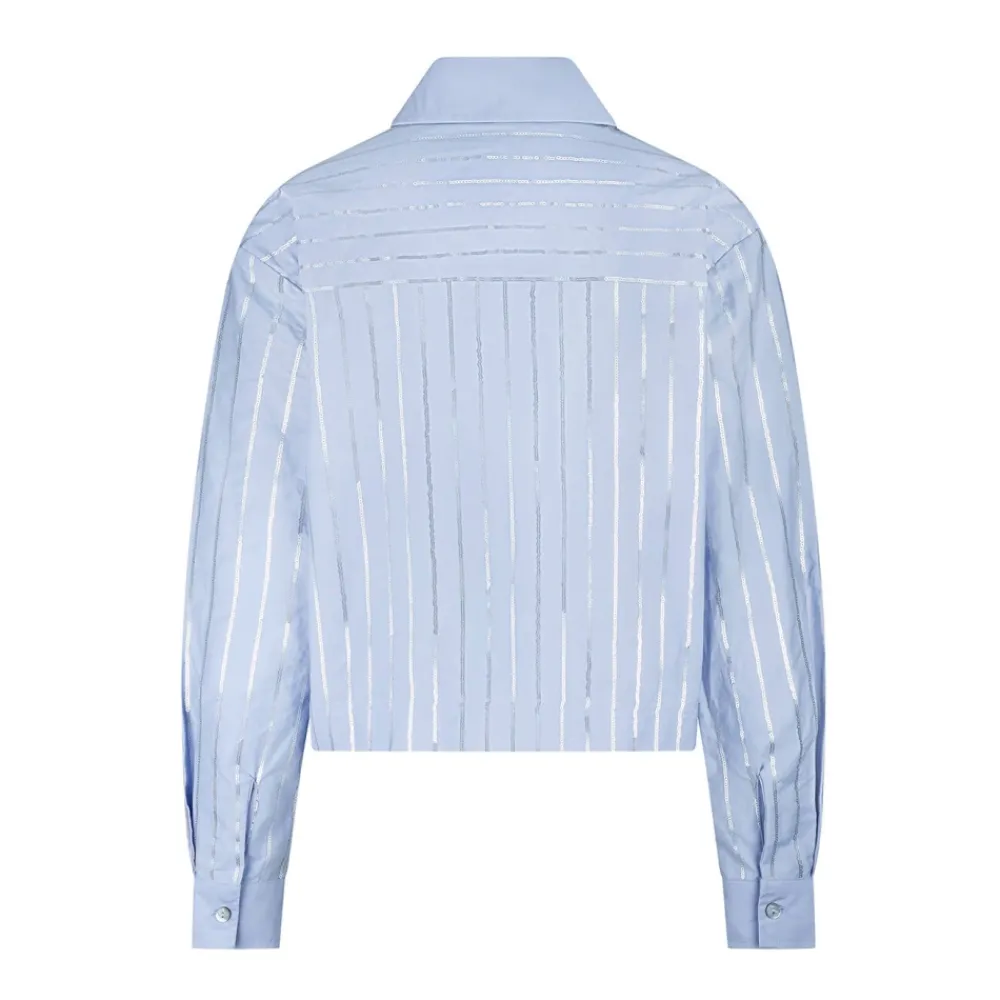 DAMES NUKUS Blouses^Sorrento Paillet Blouse Lange Mouw