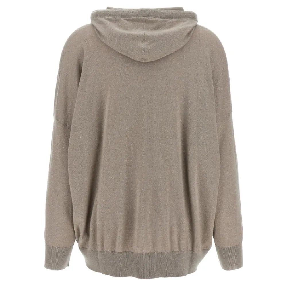 DAMES Brunello Cucinelli Hoodies & Sweatvesten^Sparkling Hoodie