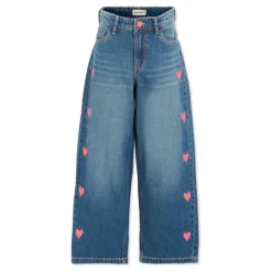 Billieblush Broeken & Jeans^Spijkerbroek met geborduurde harten