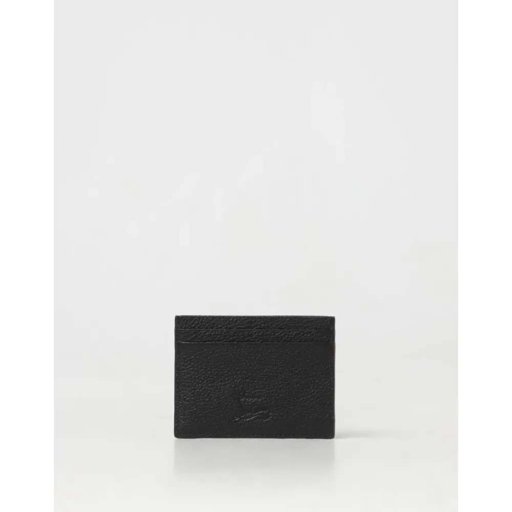 Heren Christian Louboutin Spiked Leather Kaarthouder Stijlvol Accessoire