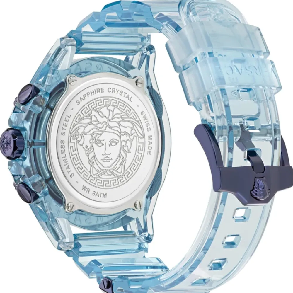 DAMES Versace Horloges|Horloges^Sport Chrono Horloge Licht Transparant