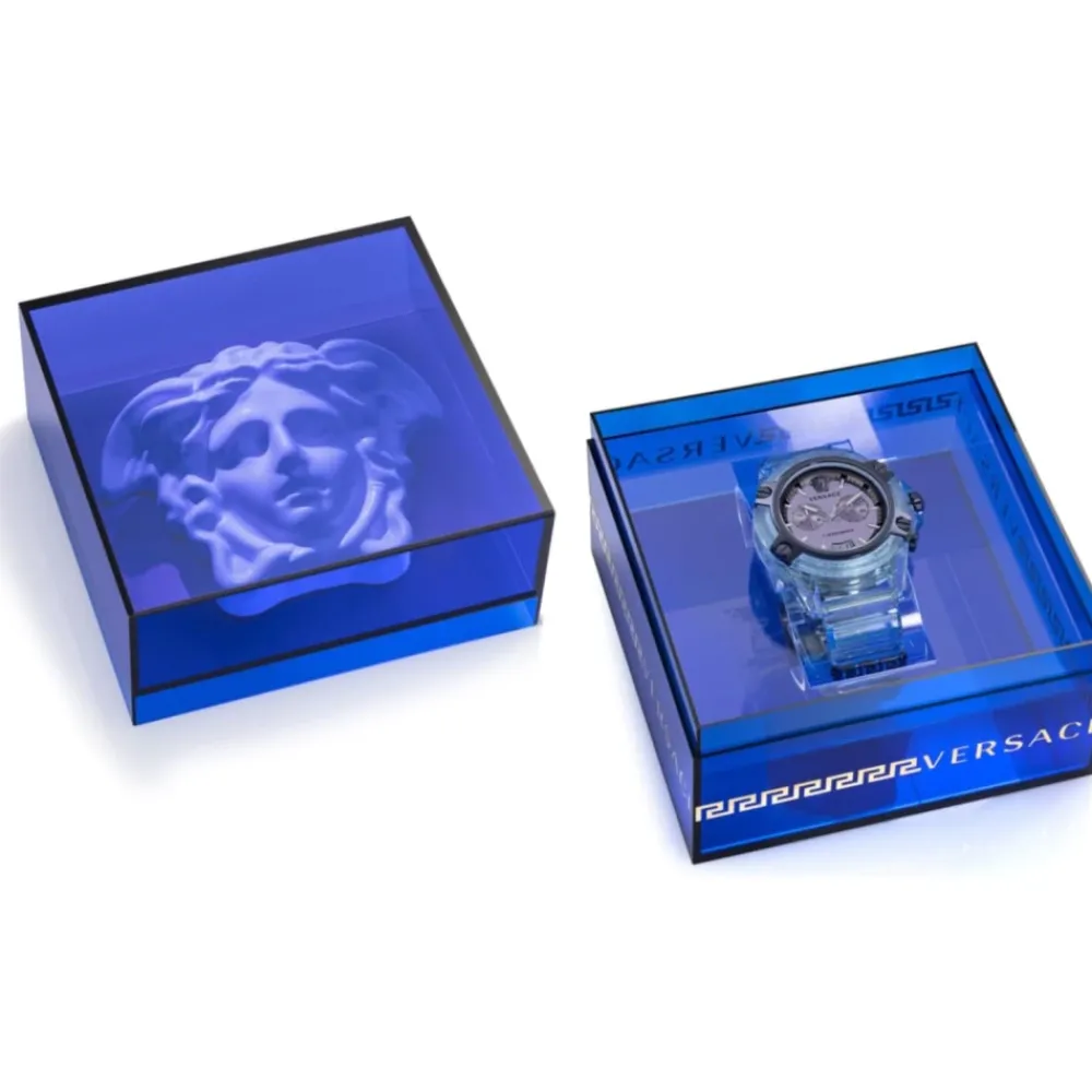 DAMES Versace Horloges|Horloges^Sport Chrono Horloge Licht Transparant