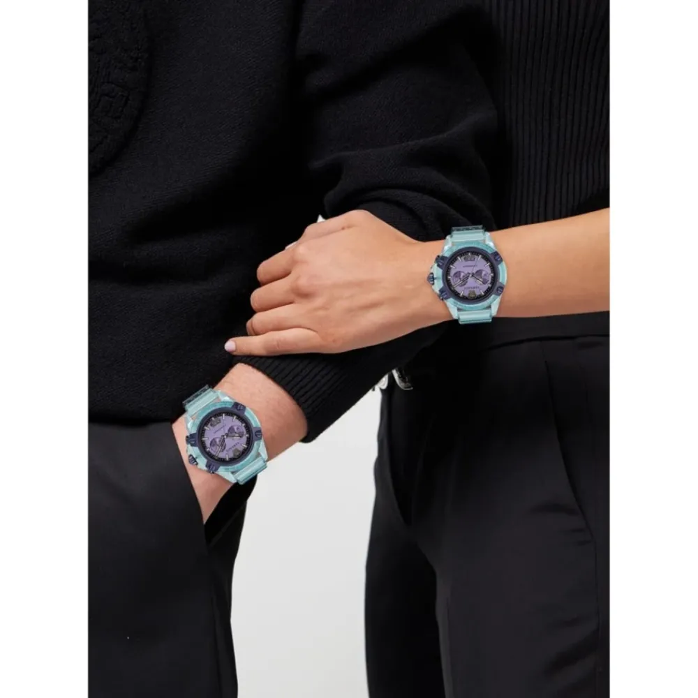 DAMES Versace Horloges|Horloges^Sport Chrono Horloge Licht Transparant