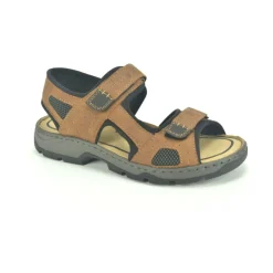 Heren Rieker Sandalen^Sport Sandaal met Klittenbandsluiting