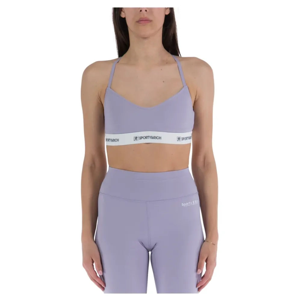 Sporty & Rich Sportieve Elastische Band Top Paradise