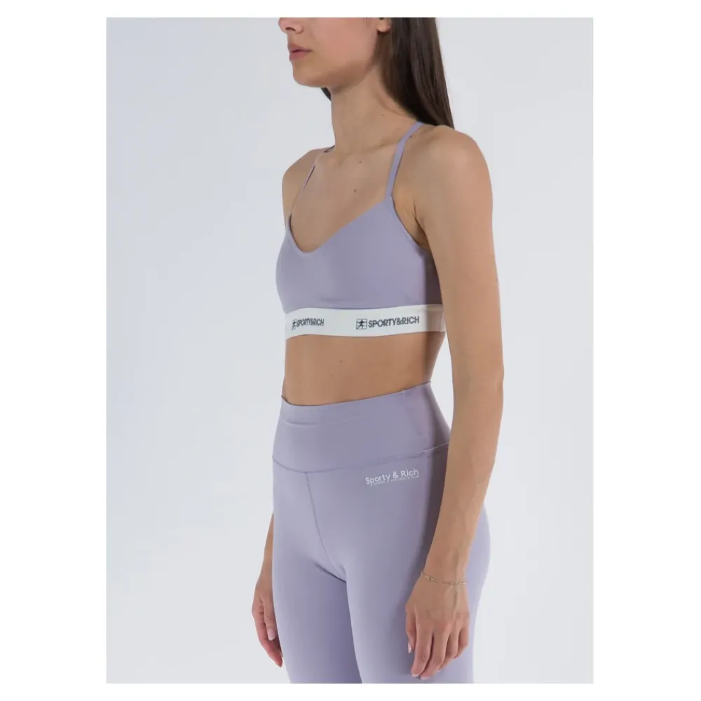 Sporty & Rich Sportieve Elastische Band Top Paradise