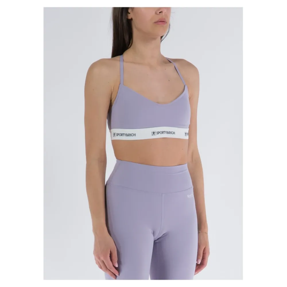 Sporty & Rich Sportieve Elastische Band Top Paradise