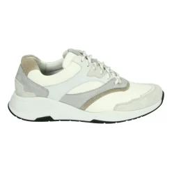 DAMES Durea Sneakers^Sportieve Lage Beige Sneakers