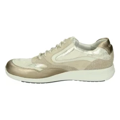DAMES Durea Sneakers^Sportieve Lage Beige Sneakers