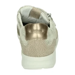 DAMES Durea Sneakers^Sportieve Lage Beige Sneakers