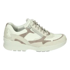 DAMES Durea Sneakers^Sportieve Lage Beige Sneakers