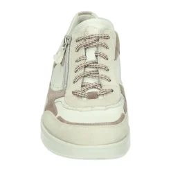 DAMES Durea Sneakers^Sportieve Lage Beige Sneakers