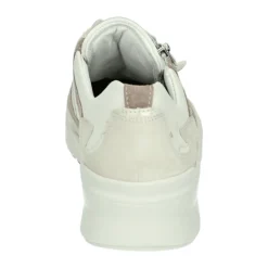 DAMES Durea Sneakers^Sportieve Lage Beige Sneakers
