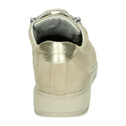 DAMES Durea Sportieve Lage Damesschoenen Taupe