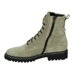 DAMES Durea Laarzen^Sportieve Mid Damesschoenen in Taupe