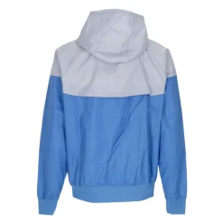 Nike Sportshirts^Sportswear Windrunner Hooded Jacket Blauw/Grijs