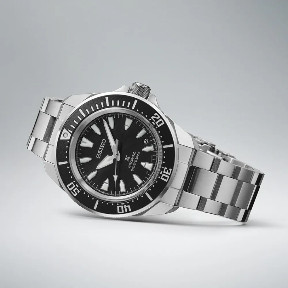 DAMES Seiko Horloges^SRPL13K1 - PROSPEX Samurai Automatisch Horloge Wijzerplaat