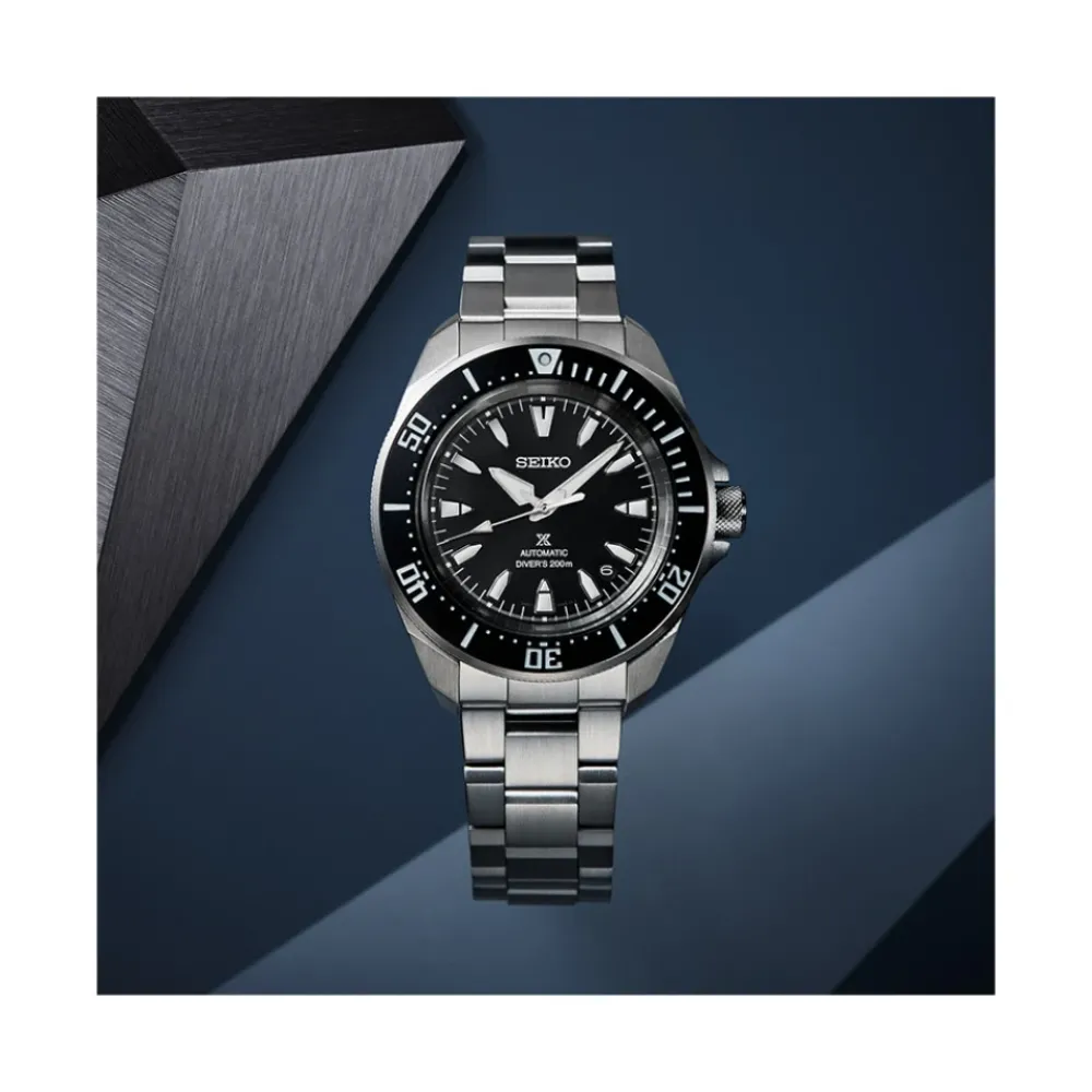 DAMES Seiko Horloges^SRPL13K1 - PROSPEX Samurai Automatisch Horloge Wijzerplaat