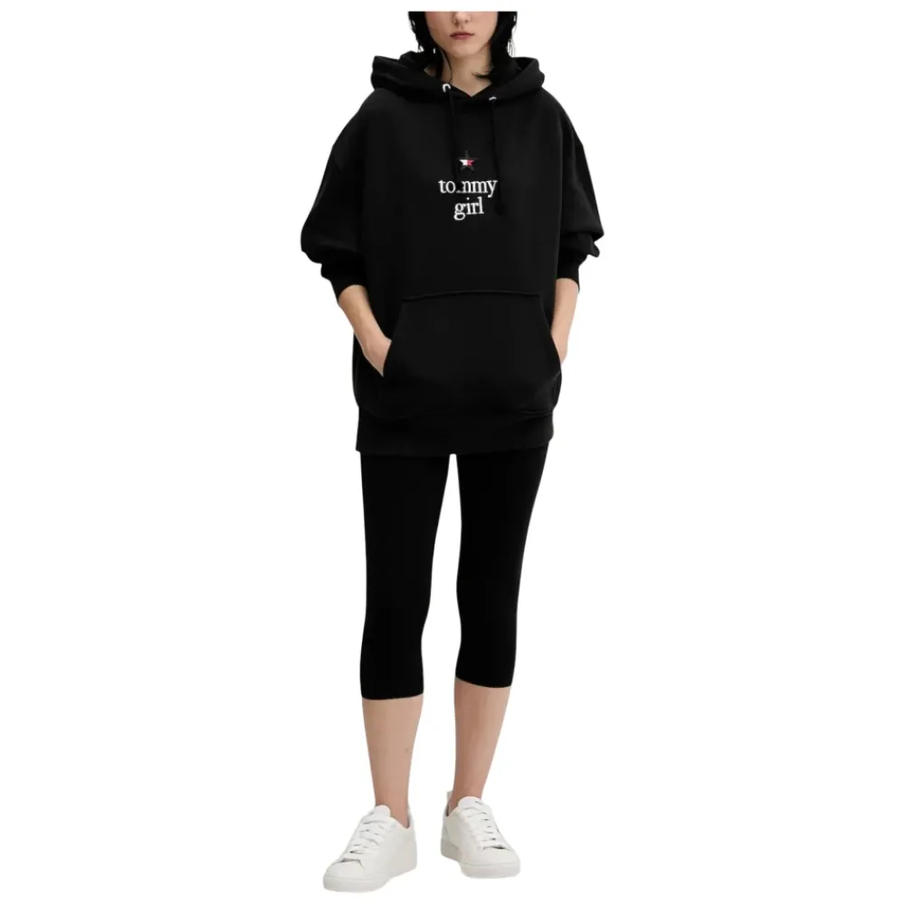 DAMES Tommy Jeans Star Logo Fleece Hoodie