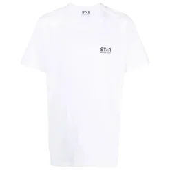 Heren Golden Goose Star Logo Print T-Shirt