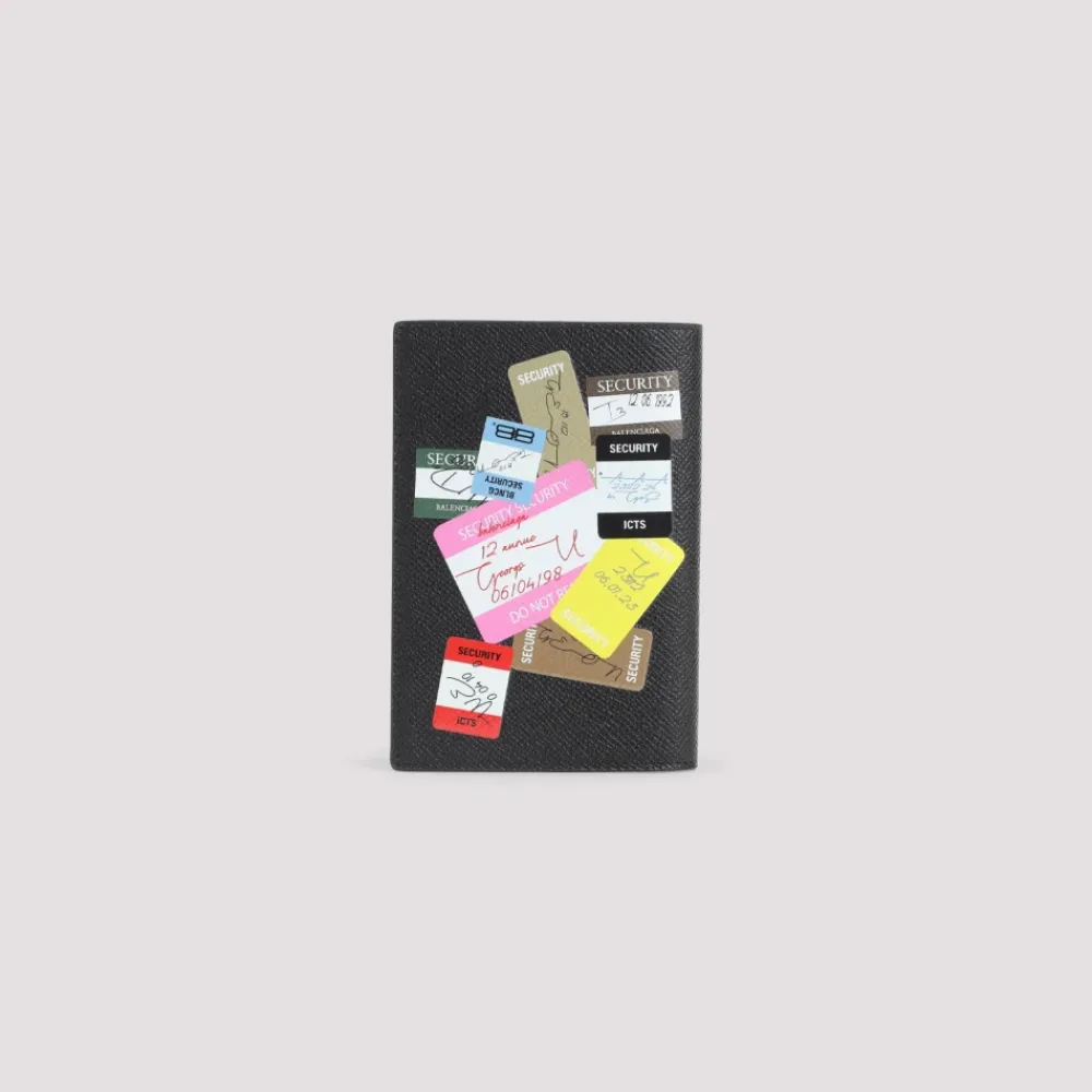 Heren Balenciaga Sticker Paspoorthoes