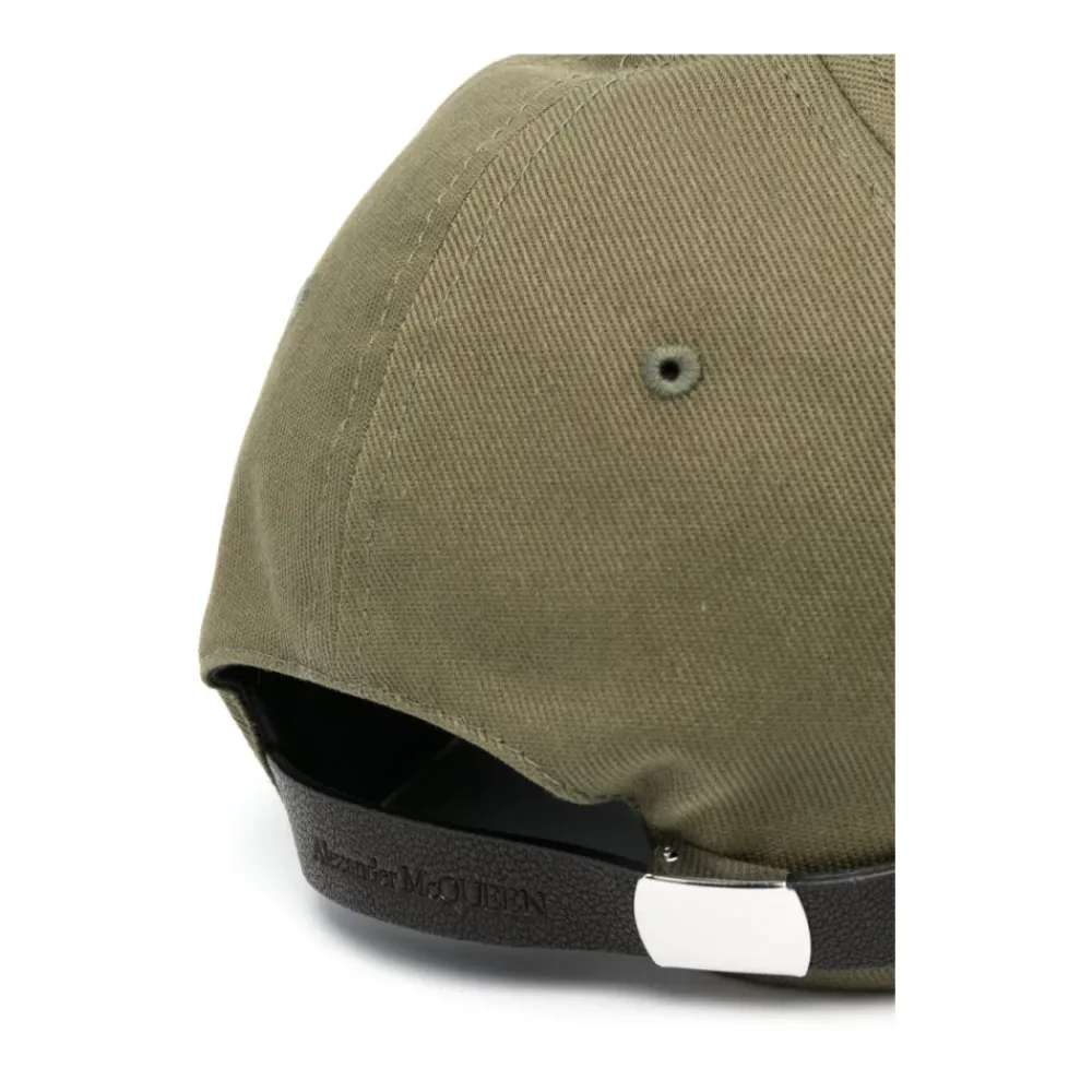 Heren Alexander McQueen Stijlvol Geborduurd Baseballpetje