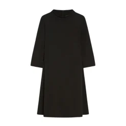 DAMES Max Mara Jurken^Stijlvolle A-lijn jurk met polokraag