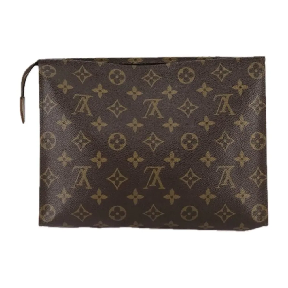 DAMES Louis Vuitton Stijlvolle Bedrukte Plat Zakje