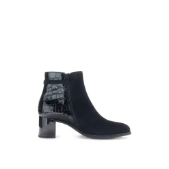 DAMES Gabor Stijlvolle Enkellaars Alligator Stijl