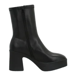 DAMES Noa Harmon Stijlvolle enkellaarsjes met hak en rubberen zool