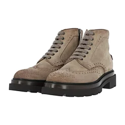 Heren Santoni Stijlvolle enkellaarsjes voor vrouwen