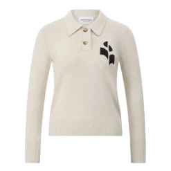 DAMES Isabel Marant Stijlvolle Gebreide Trui met Kraag