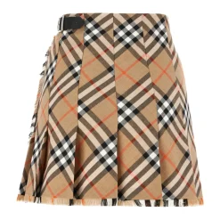 DAMES Burberry Stijlvolle GONNE Korte Rok