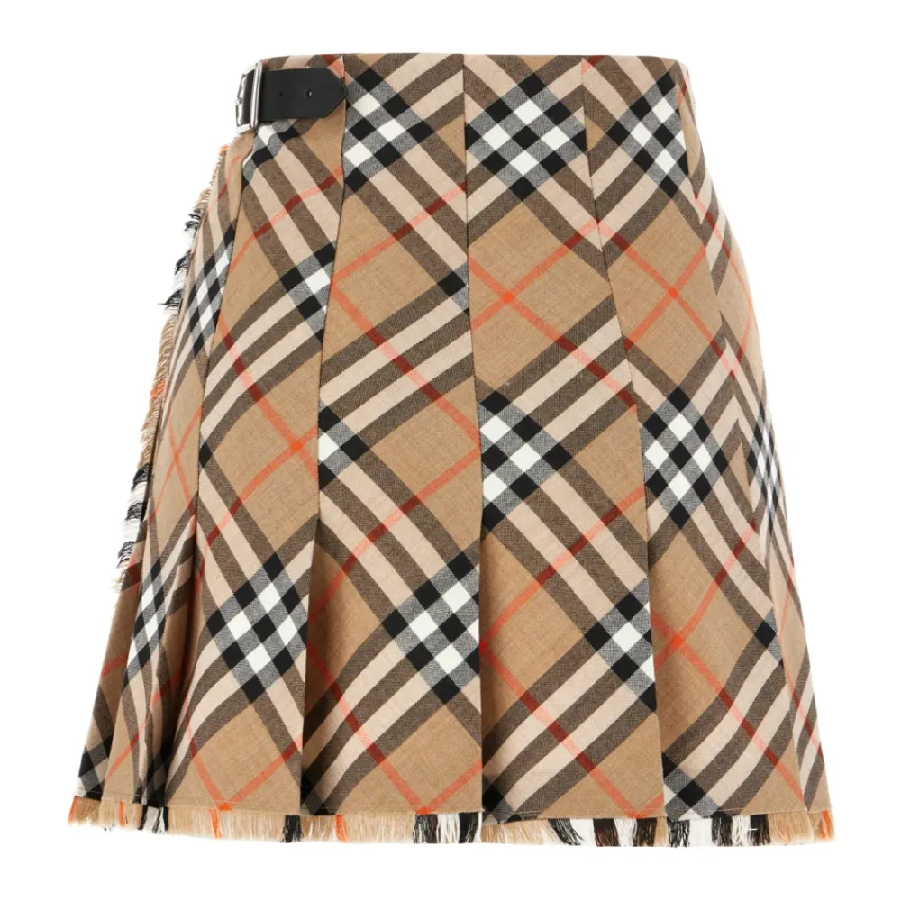 DAMES Burberry Stijlvolle GONNE Korte Rok