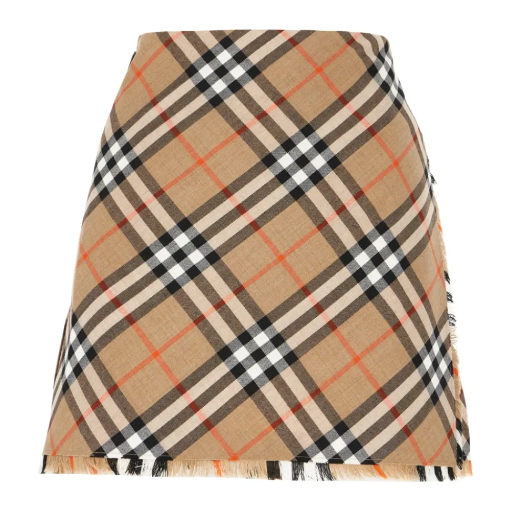 DAMES Burberry Stijlvolle GONNE Korte Rok