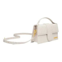 DAMES Jacquemus Stijlvolle Grijze Linnen Katoen Acryl Tas