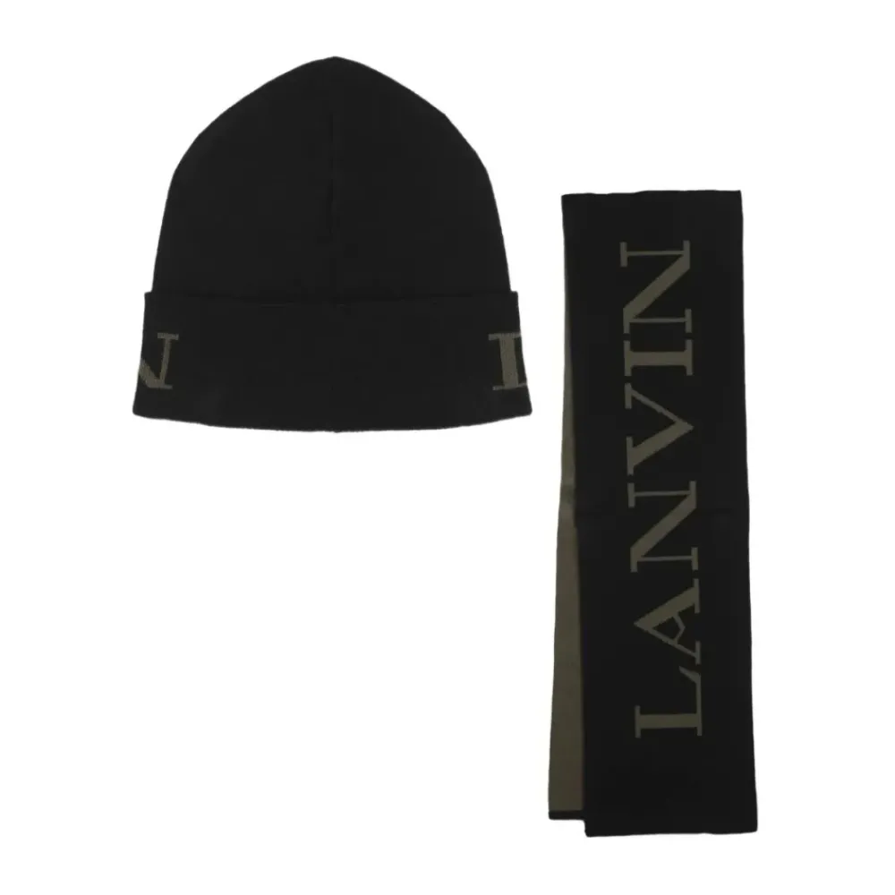 Lanvin Bodysuits & Sets^Stijlvolle Hoed en Sjaal Set