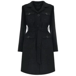 DAMES Kocca Trenchcoats & Mantels^Stijlvolle Jas met Riem en Zakken