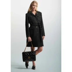 DAMES Kocca Trenchcoats & Mantels^Stijlvolle Jas met Riem en Zakken